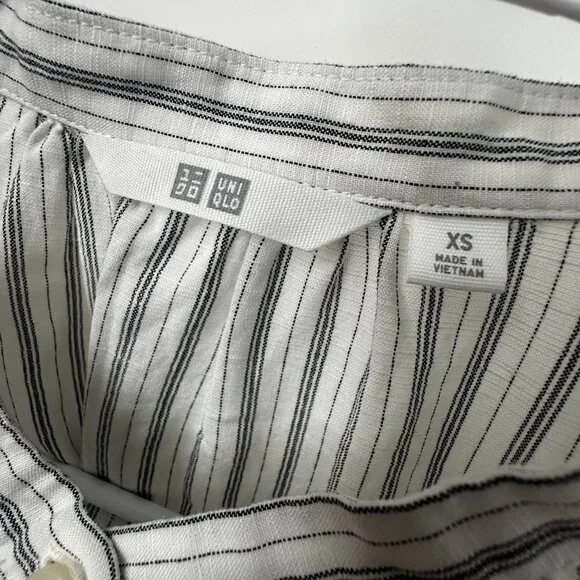 Linen Blend Relaxed Fit Dress - Picture 6 of 9